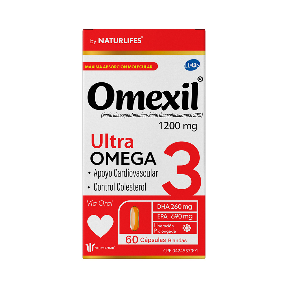 Omexil (Omega 3) 1200mg - 60 Cápsulas